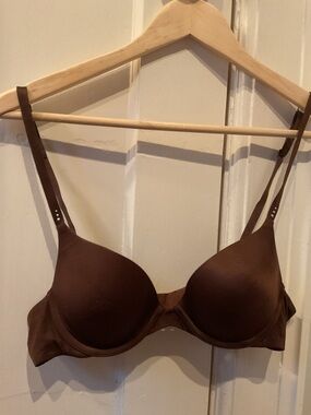 Victoria’s Secret Demi Uplift 36A Chocolate Brown Bra